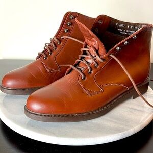 Rockport lace leather ankle boots Sz 6M